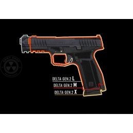 AREX DELTA GEN.2 X Pistolj Cal. 9x19mm Smoke Gray
