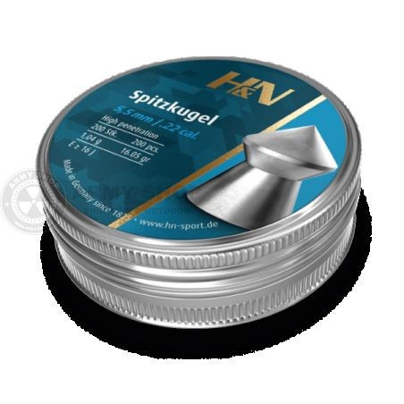 Diabole H&N Spitzkugel 5.5mm .22 cal. H & N Diabole 1 - metak.ba 