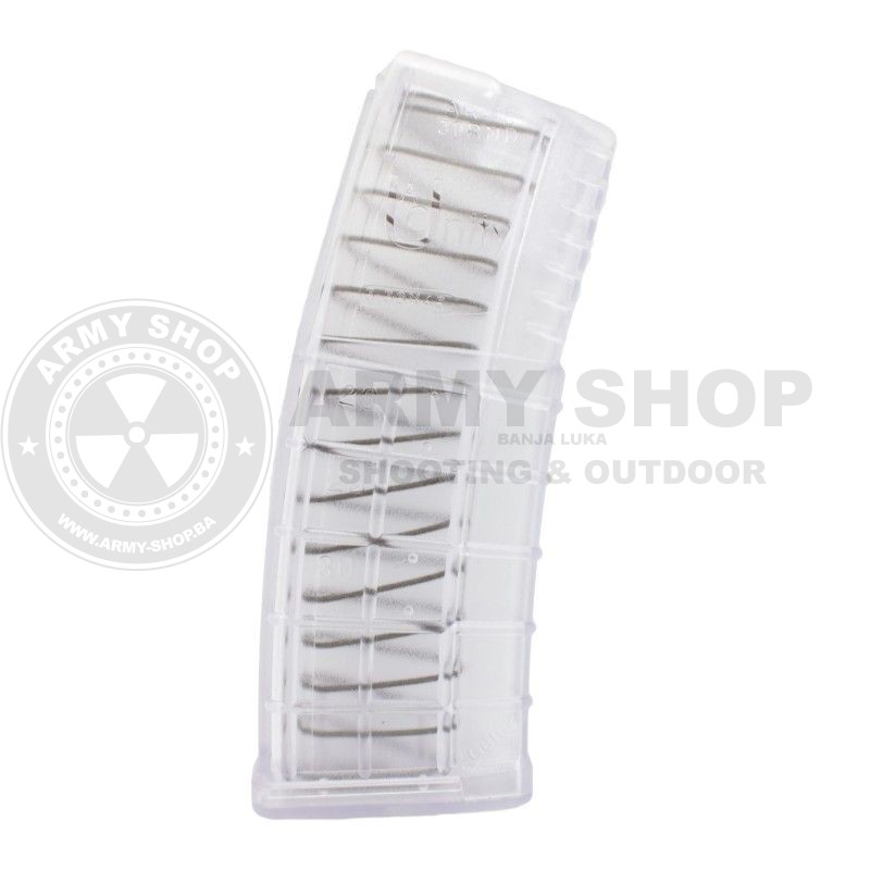 AR 15 / M4 Magazine 5.56x45mm 30rds Gen2 Transparent