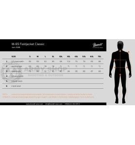 Veliki brojevi M65 Classic Black Jakna BRANDIT INDIVUDUAL WEAR 3 - metak.ba 