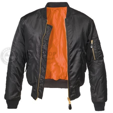 Veliki brojevi MA1 Black Jakna BRANDIT INDIVUDUAL WEAR 1 - metak.ba 