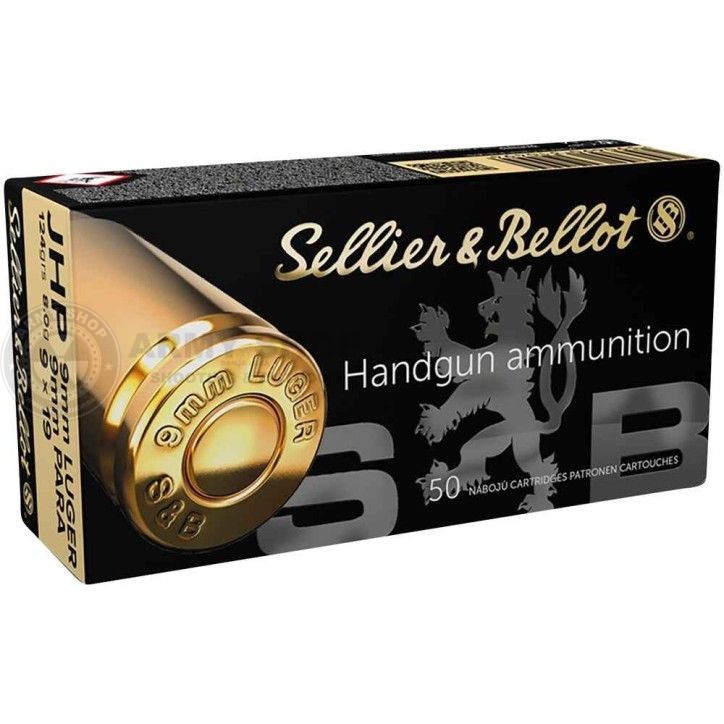Metak SB 9 mm LUGER , 9 mm PARA  9x19mm JHP Hollow point 8.0g 124grs.
