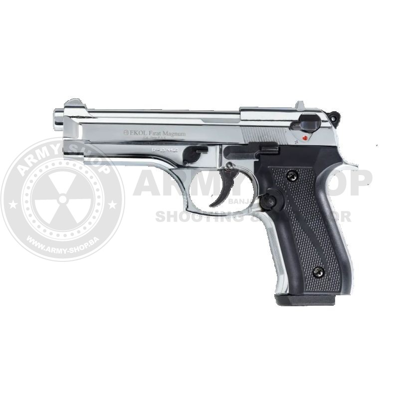 Startni pistolj EKOL FIRAT MAGNUM CHROME 9mmPAK Startni pistolj EKOL FIRAT MAGNUM CHROME 9mmPAK