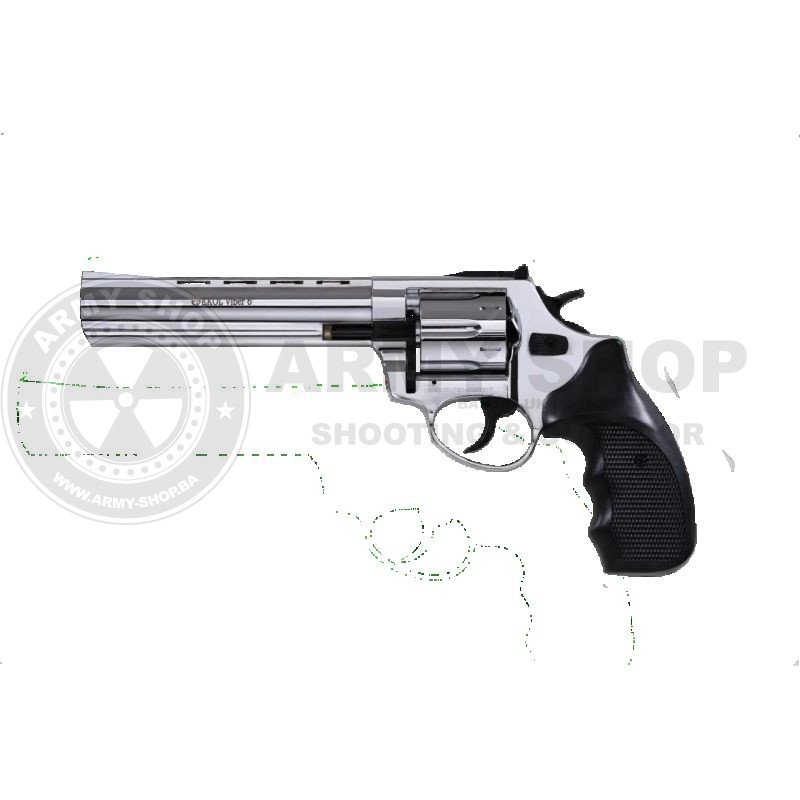 Startni Revolver EKOL VIPER 6 CHROME 9mmPAK R