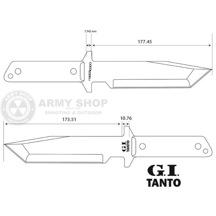 Nož Cold Steel G.I. TANTO Nož Cold Steel G.I. TANTO