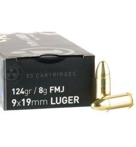 Metak Igman 9 mm LUGER / 9 mm PARA / 9x19 124 GRS FMJ Igman 2 - metak.ba 