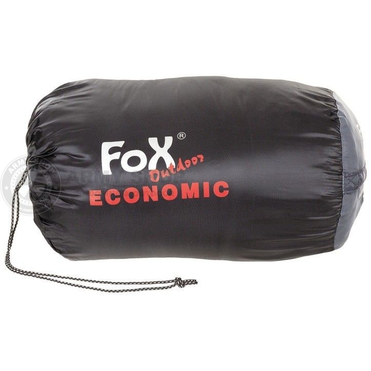 Vreca za spavanje Mummy Sleeping Bag Economic black grey