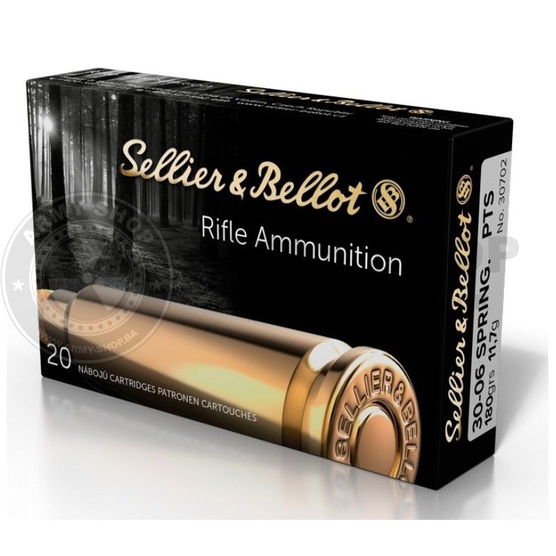 Metak Sellier & Bellot 30 06 SPRING. PTS 11,7g 180grs. Hornady Metak Sellier & Bellot 30 06 SPRING. PTS 11,7g 180grs. Hornady