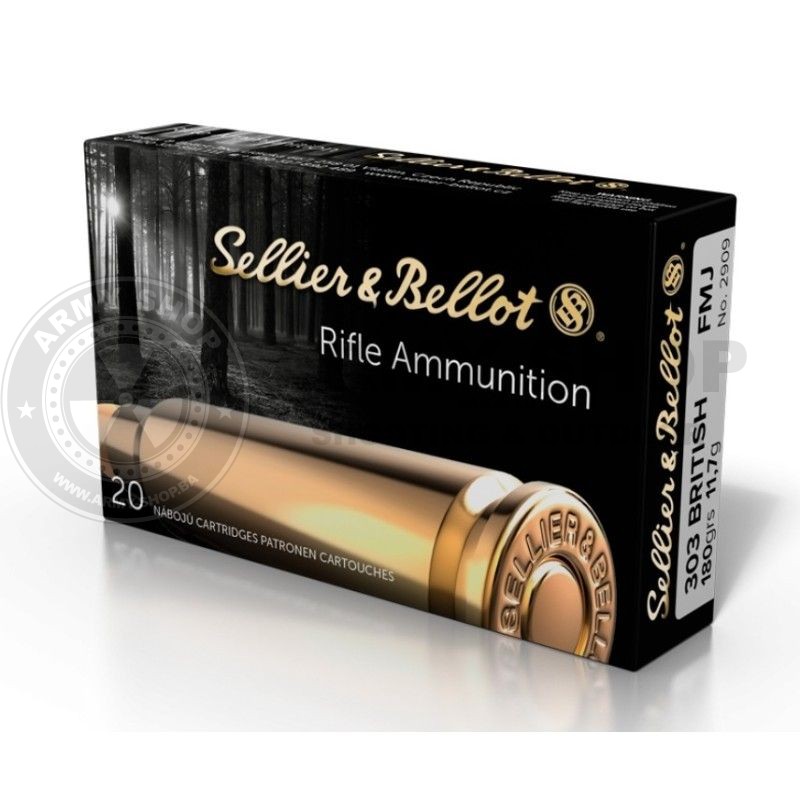 Metak Sellier & Bellot 303 BRITISH FMJ 11,7g 180grs.