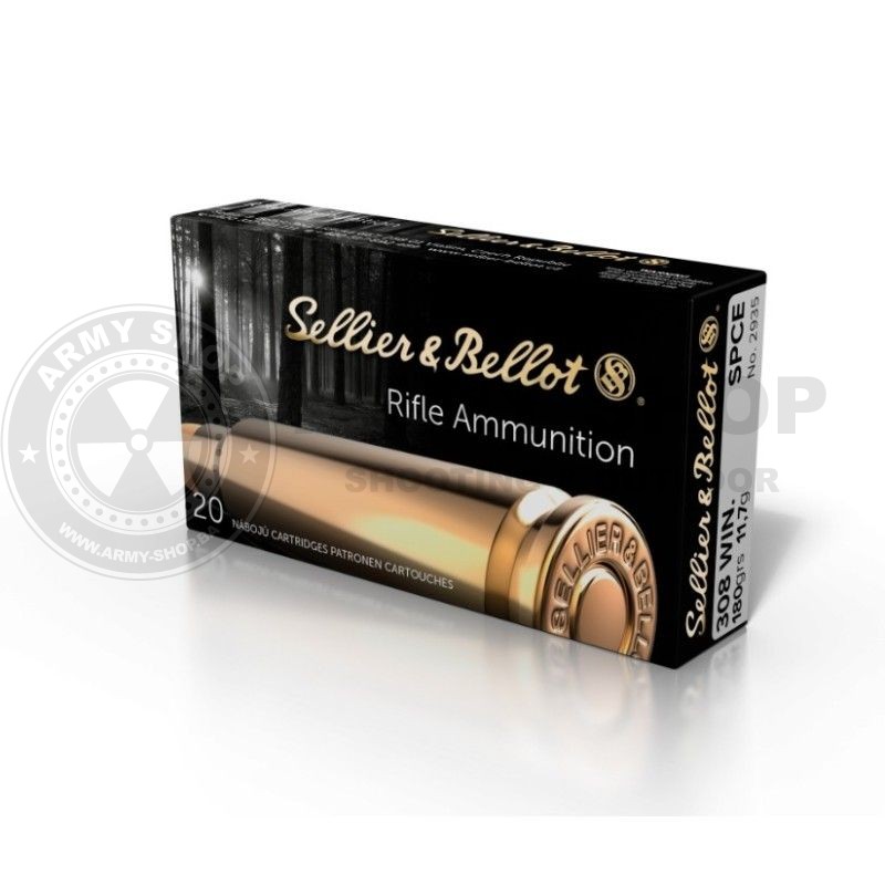 Metak Sellier & Bellot 308 WIN. SPCE 11,7g 180grs. Metak Sellier & Bellot 308 WIN. SPCE 11,7g 180grs.