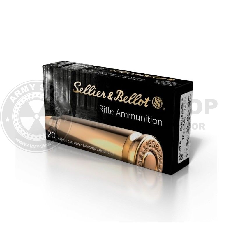 Metak Sellier & Bellot 5.6x52 R SP 4,6g 70grs. Metak Sellier & Bellot 5.6x52 R SP 4,6g 70grs.