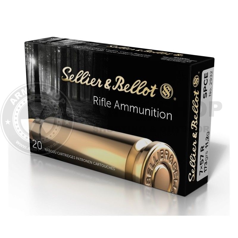 Metak Sellier Bellot 7x57 R SPCE 11.2g 173grs. Metak Sellier Bellot 7x57 R SPCE 11.2g 173grs.