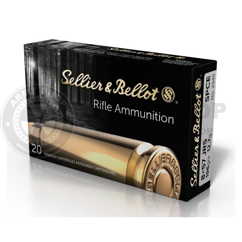 Metak Sellier Bellot 8x57 JRS SPCE 12.7g 196grs. Metak Sellier Bellot 8x57 JRS SPCE 12.7g 196grs.