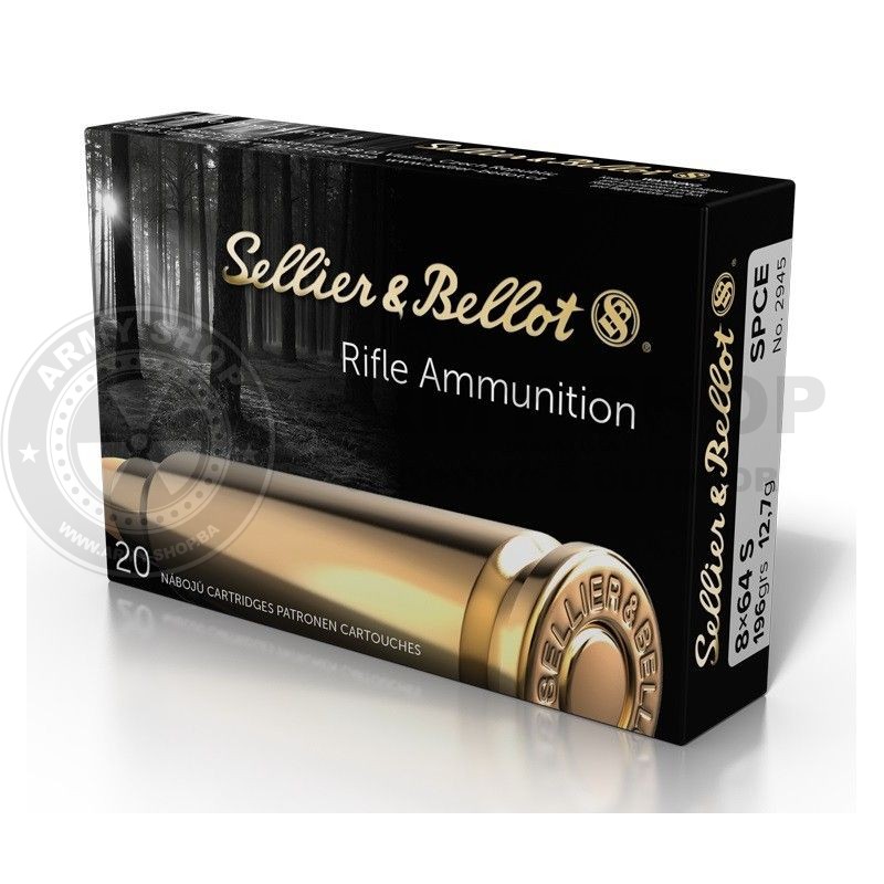 Metak Sellier & Bellot 8x64 S SPCE 12.7g 196grs.