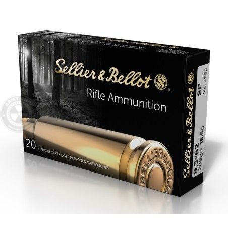 Metak Sellier & Bellot 9.3x62 SP 18.5g 286grs. Sellier & Bellot 1 - metak.ba 