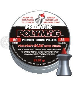 Diabole PREDATOR POLYMAG .35 Kalibar 9mm Težina 5,250g 81,01gr PREDATOR PELLET JSB 1 - metak.ba 