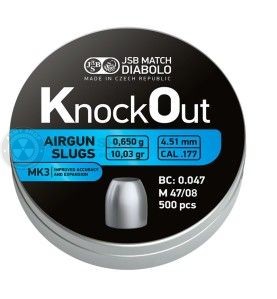Diabole JSB KnockOut Slugs .177 MK3 4,51 JSB Diabolo 1 - metak.ba 