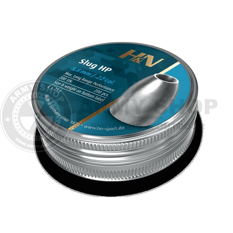 Diabole H&N Slug HP 21 gr 5.5mm .22 cal.