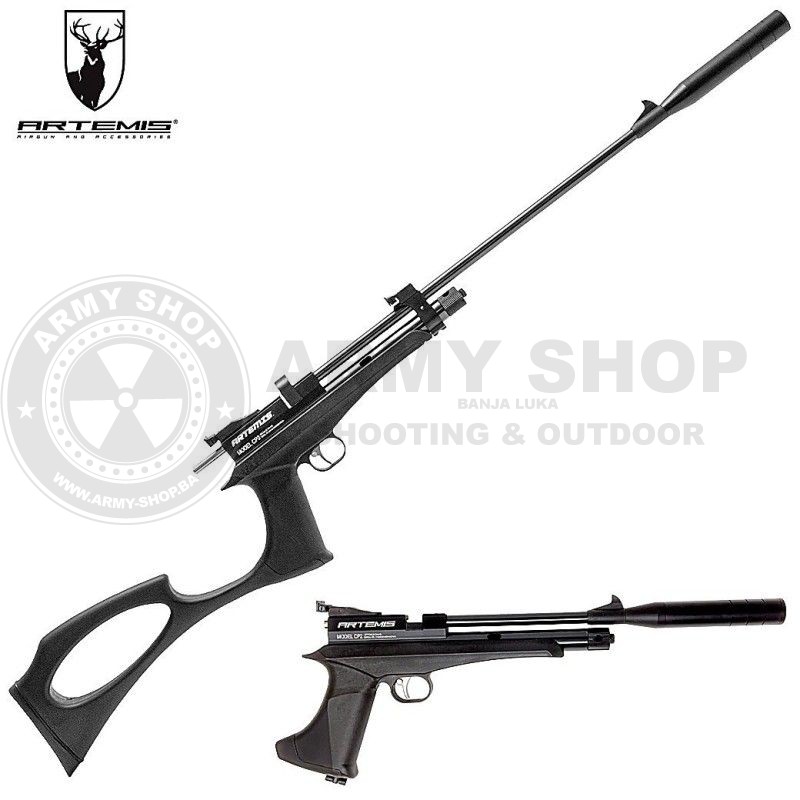 Zračni pištolj Artemis CP2 CO2 Black 4,5mm .177