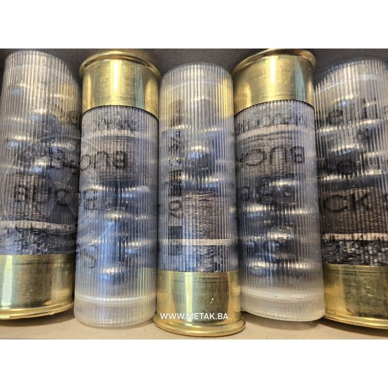 Metak 12/70 Sellier & Bellot BUCK SHOT 36g. 8,43mm Dupla Nula
