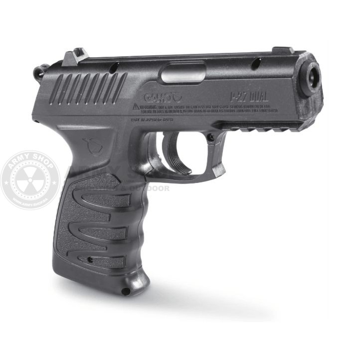 Pištolj GAMO P27 CO2 DUAL 4.5mm, puca diabole i kugle 4.5mm