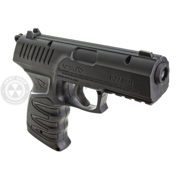 Pištolj GAMO P27 CO2 DUAL 4.5mm, puca diabole i kugle 4.5mm