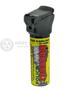 Biber sprej i svjetiljka , Spray Flashlight POLICE TORNADO 63 ml - metak.ba