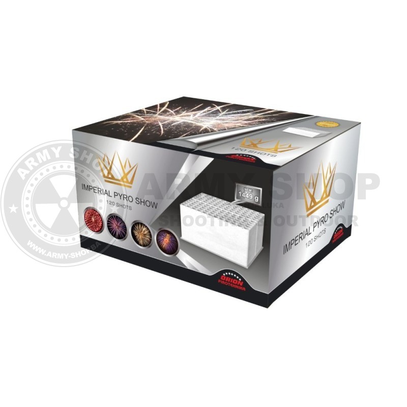 ORION IMPERIAL PYRO SHOW Vatromet Box 120 SHOTS