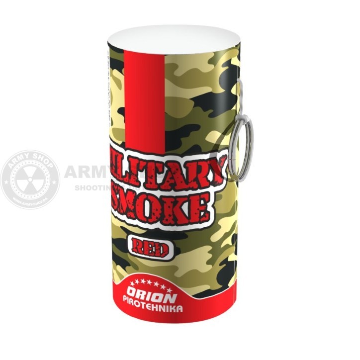 ORION MILITARY SMOKE RED dim u crvenoj boji ORION MILITARY SMOKE RED dim u crvenoj boji