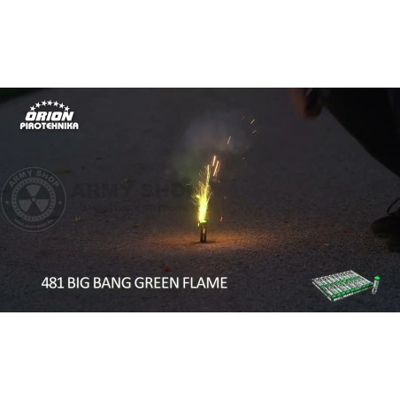 ORION BIG BANG GREEN FLAME PETARDA