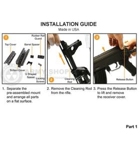 UTG PRO AKM Drop in Handguard Quad Rail  For Yugo M70