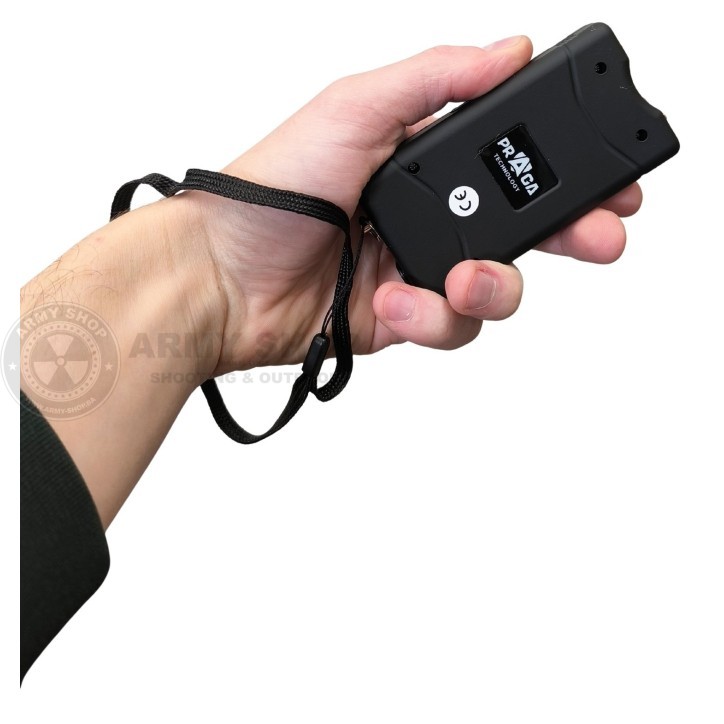 Elektro šoker stun gun Black 3800000V plus led svjetiljka