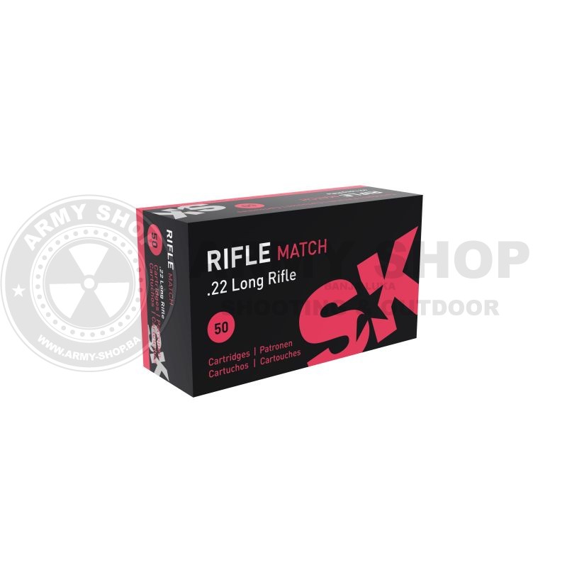 22LR Municija SK Rifle Match 2,59g  40gr