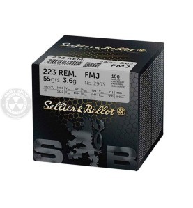 Metak Sellier Bellot 223 REM. FMJ  3,6g 55grs. 100kom