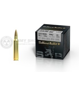 Metak Sellier Bellot 223 REM. FMJ  3,6g 55grs. 100kom