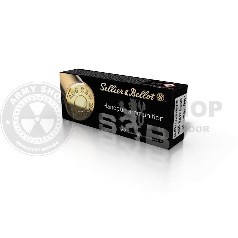 Metak Sellier Bellot 460 S&W MAG.  JHP16.5g 255grs.