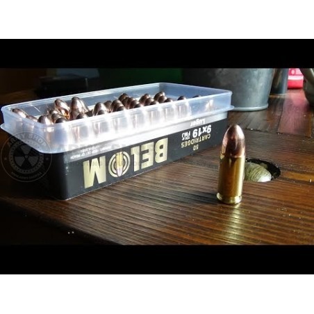 Metak BELOM 9mm LUGER , 9mm PARA  9x19  8g 124gr FMJ