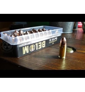 Metak BELOM 9mm LUGER , 9mm PARA  9x19  8g 124gr FMJ