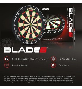 Winmau Blade 6 profesionalna klasična pikado meta