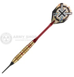 Pikado set 3 strelice Harrows Corsair Red Softdart