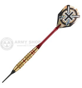 Pikado set 3 strelice Harrows Corsair Red Softdart