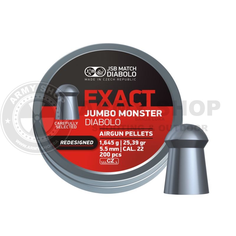 Diabole Exact Jumbo Monster Redesigned Cal.22 5.5mm 1.645g 25.39gr