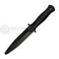 Gumeni trening noz ESP TK 01 H Black Training Commando Knife Dagger Hard