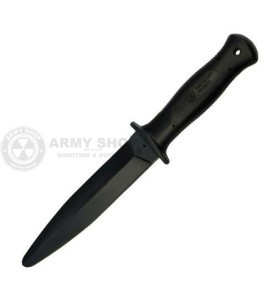 Gumeni trening noz ESP TK 01 H Black Training Commando Knife Dagger Hard