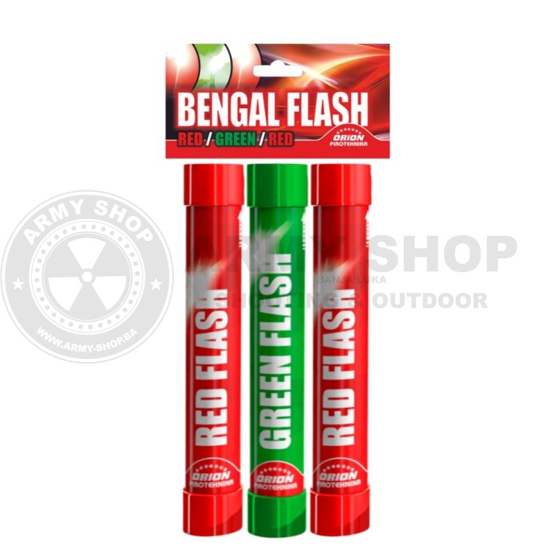 BENGAL FLASH Bengalka crvena i zelena boja BENGAL FLASH Bengalka crvena i zelena boja