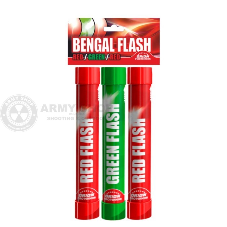 BENGAL FLASH Bengalka crvena i zelena boja BENGAL FLASH Bengalka crvena i zelena boja