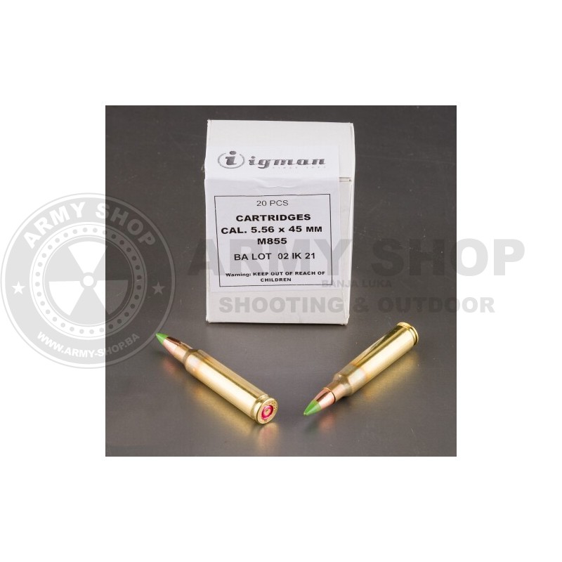 METAK IGMAN .223REM / 5.56x45mm M855 4.02g, 62gr METAK IGMAN .223REM / 5.56x45mm M855 4.02g, 62gr