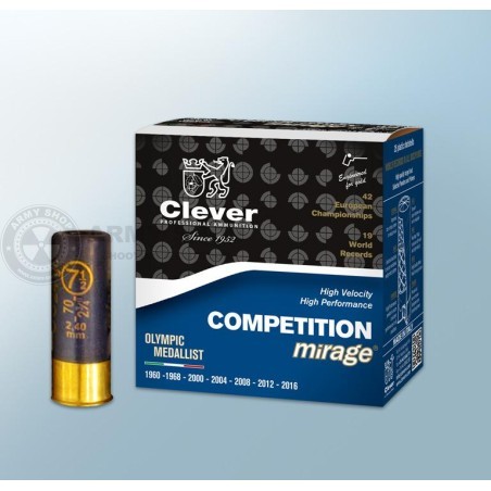 TRAP Municija 12 kalibar 24g Clever Mirage Competition