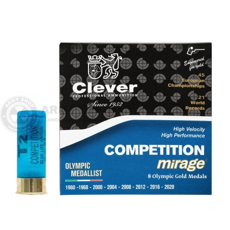 TRAP Municija 12 kalibar 24g Clever Mirage Competition